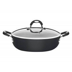 ARROZEIRA 28CM 4 5L MONACO PRETO ALUMINIO COM REVESTIMENTO ANTIADERENTE TRAMONTINA