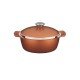 CACAROLA COCOTTE 14CM 0 8L LYON DOURADO ALUMINIO COM REVESTIMENTO ANTIADERENTE TRAMONTINA