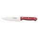FACA CHEF 6 POLYWOOD VERMELHO LAMINA DE ACO INOX E CABO DE MADEIRA TRAMONTINA