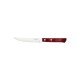 FACA PARA CHURRASCO TRAMONTINA COM LÂMINA EM AÇO COM FIO LISO E CABO DE MADEIRA TRATADA POLYWOOD VERMELHO 5