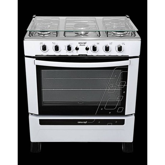 FOGAO DE PISO 5 BOCAS NEW UP ABSOLUTE BRANCO BIVOLT