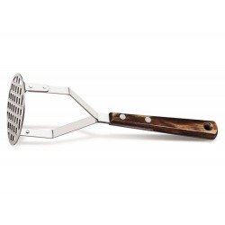 AMASSADOR DE BATATAS POLYWOOD CASTANHO LAMINA DE ACO INOX E CABO DE MADEIRA TRAMONTINA
