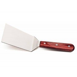 ESPATULA FRITURAS 5 POLYWOOD VERMELHOLAMINA DE ACO INOX E CABO DE MADEIRA TRAMONTINA