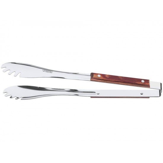 PEGADOR PARA CARNE POLYWOOD VERMELHO LAMINA DE ACO INOX E CABO DE MADEIRA TRAMONTINA