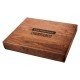 KIT CHURRASCO 15 PEÇAS POLYWOOD LAMINAS EM AÇO INOX CABO DE MANDEIRA CASTANHO TRAMONTINA