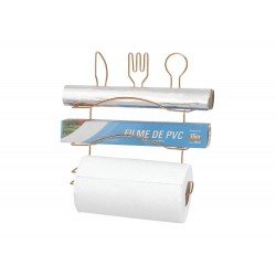 SUPORTE PARA TRÊS ROLOS QUERIDA ROSE GOLD ARTHI