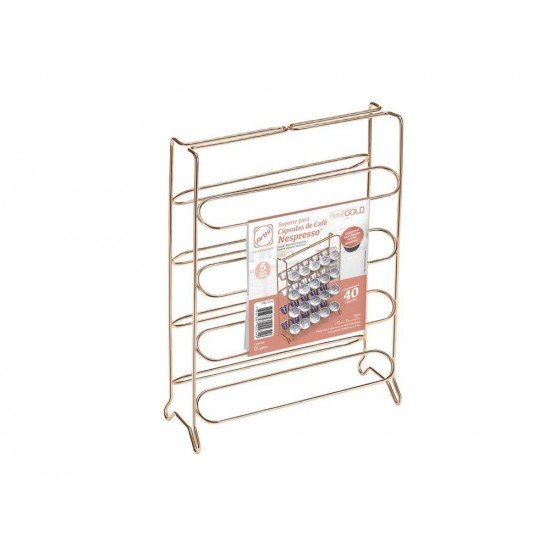 SUPORTE PARA CAPSULAS DE CAFÉ NESPRESSO ROSE GOLD ARTHI