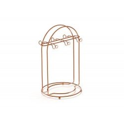 PORTA XÍCARAS DE CHÁ ROSE GOLD ARTHI