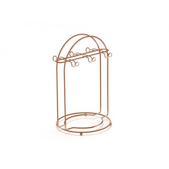 PORTA XÍCARAS DE CHÁ ROSE GOLD ARTHI