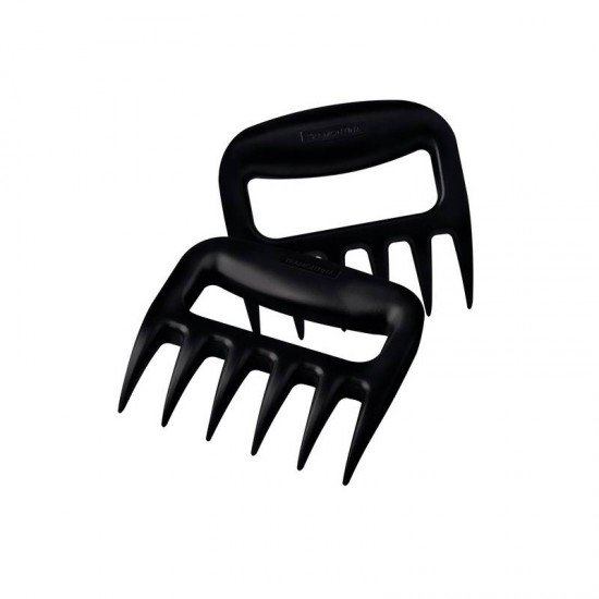 CONJUNTO DE GARRAS PARA CHURRASCO TRAMONTINA EM ABS PRETO 02 PEÇAS