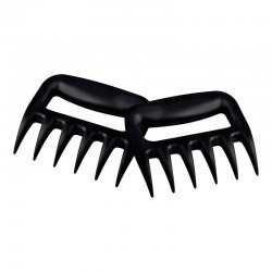 CONJUNTO DE GARRAS PARA CHURRASCO TRAMONTINA EM ABS PRETO 02 PEÇAS