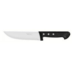 FACA PARA COZINHA 6 PLENUS PRETO - LAMINA DE ACO INOX E CABO DE POLIPROPILENO