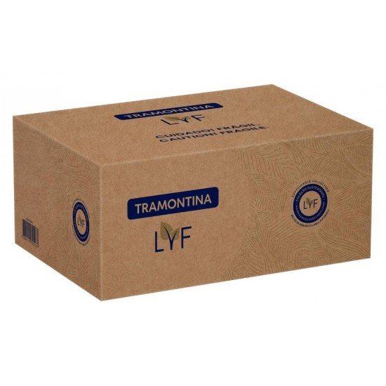 GARFO DE MESA TRAMONTINA LYF COM LÂMINA EM AÇO INOX E CABO DE POLIPROPILENO PCR VERDE NATUREZA