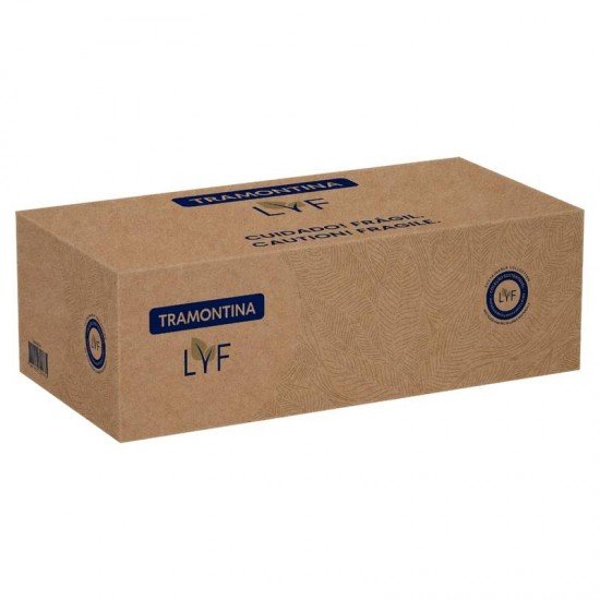 GARFO TRINCHANTE TRAMONTINA LYF COM LÂMINA EM AÇO INOX E CABO DE POLIPROPILENO PCR VERDE NATUREZA