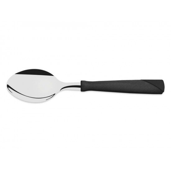 COLHER PARA CHA NEW KOLOR PRETO LAMINA DE ACO INOX E CABO DE POLIPROPILENO TRAMONTINA