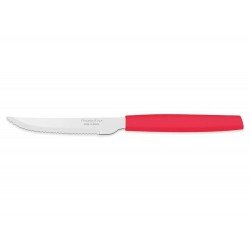FACA PARA CHURRASCO 5 MUNIQUE VERMELHO LAMINA DE ACO INOX E CABO DE POLIPROPILENO TRAMONTINA