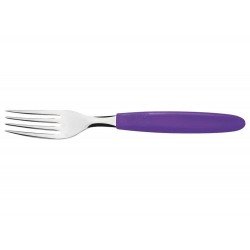 CONJUNTO GARFOS DE MESA 12 PCS IPANEMA LILAS LAMINAS DE ACO INOX E CABOS DE POLIPROPILENO TRAMONTINA