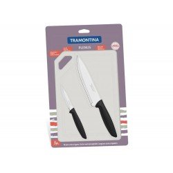 KIT PARA CARNES E LEGUMES 3 PEÇAS PRETO SORTIDOS DE UTENSILIOS PARA USO DOMESTICO TRAMONTINA