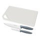 KIT PARA CARNES E LEGUMES 3 PEÇAS CINZA SORTIDOS DDE UTENSILIOS PARA USO DOMESTICO TRAMONTINA