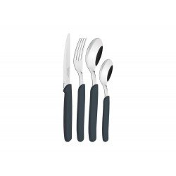 FAQUEIRO 16 PCS CARMEL NATURAL/ESCURO SORTIDOS COM LAMINAS ACO INOX E CABOS POLIPROPILENO TRAMONTINA