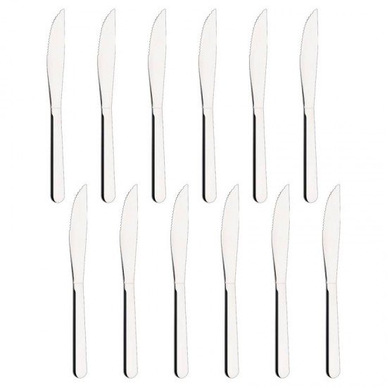 DISPLAY 12 UNI DE FACA PARA CHURRASCO MALIBU EM AÇO INOX 4 TRAMONTINA