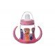 COPO INFANTIL MONSTERBABY EM POLIPROPILENO COM BICO DE SILICONE E ALCAS REMOVIVEIS ROSA TRAMONTINA