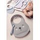 KIT BABADOR E COLHER INFANTIL TRAMONTINA LE PETIT CINZA 02 PEÇAS