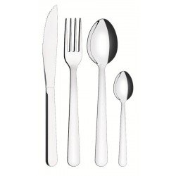 FAQUEIRO EM AÇO INOX LISO 24 PEÇAS TRAMONTINA