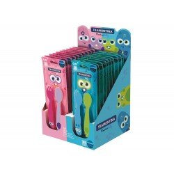 DISPLAY 20 PEÇAS JOGO DE TALHERES 2 PEÇAS MONSTERBABY MISTO TALHERES DE POLIESTER TRAMONTINA