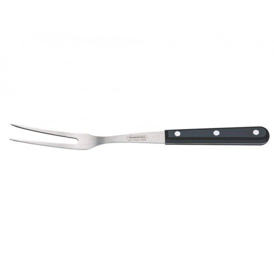 GARFO TRINCHANTE ULTRACORTE PRETOLAMINA DE ACO INOX E CABO DE POLIPROPILENO TRAMONTINA