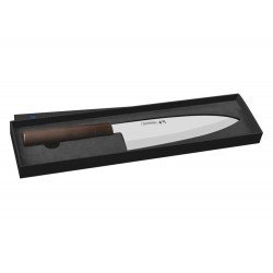 FACA DEBA 8 SUSHI SILVER MARROM LAMINA DE ACO INOX E CABO DE NYLON TRAMONTINA