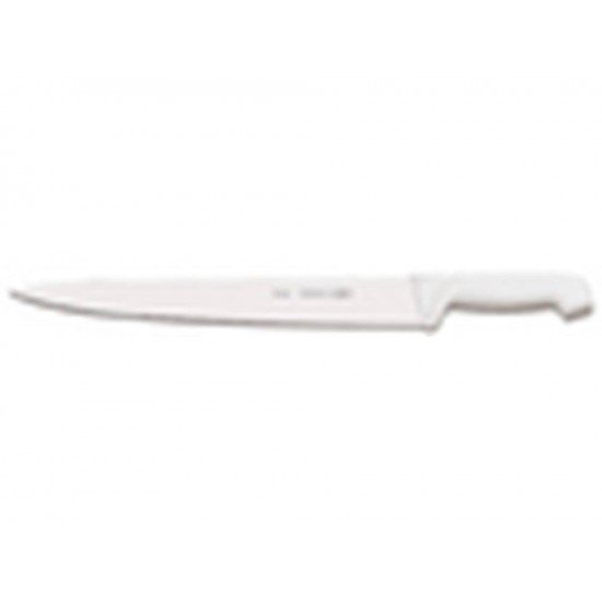 FACA PARA ACOUGUEIRO 14 PROFISSIONAL BRANCO LAMINA DE ACO INOX E CABO DE POLIPROPILENO TRAMONTINA