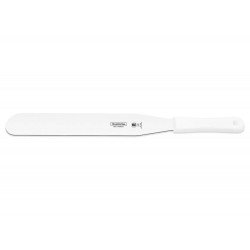 ESPATULA PARA CONFEITEIRO 12 PROFISSIONAL BRANCO LAMINA ACO INOX E CABO POLIPROPILENO TRAMONTINA