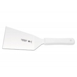 ESPATULA PARA FRITURAS 6X3 1/2 PROFISSIONAL BRANCOLAMINA ACO INOX E CABO POLIPROPILENO TRAMONTINA