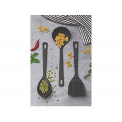 JOGO DE UTENSILIOS 3 PEÇAS UTILITA PRETO SORTIDOS DE NYLON TRAMONTINA