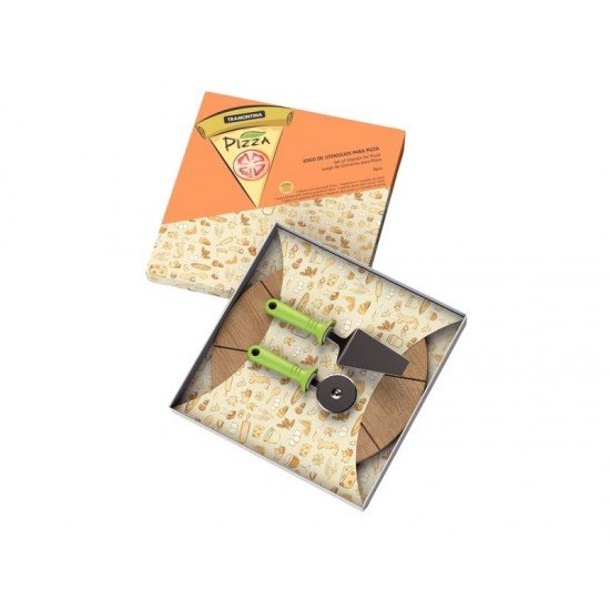 CONJUNTO PARA PIZZA - 3 PECAS TRAMONTINA