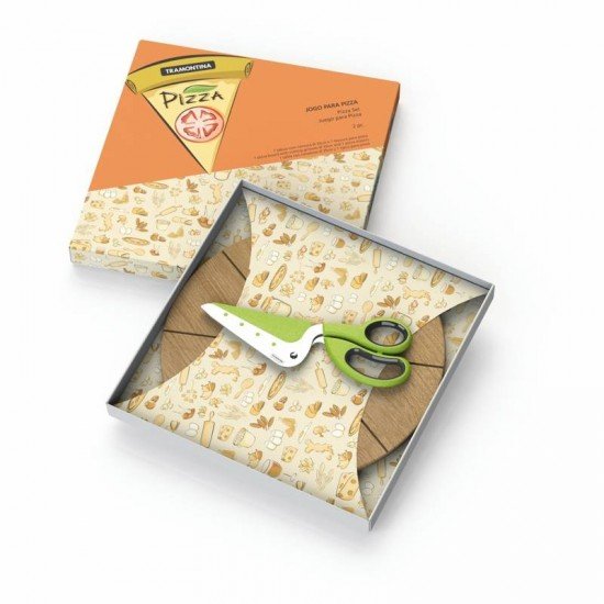 CONJUNTO PARA PIZZA - 2 PECAS TRAMONTINA