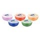 DISPLAY 20 UNIDADES POTE MIXCOLOR EM POLIPROPILENO COM TAMPA TRANSPARENTE 300 ML TRAMONTINA