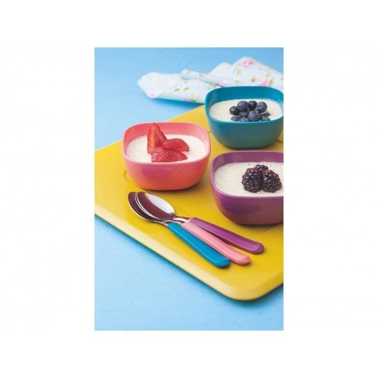KIT PARA SOBREMESA 12 PEÇAS MIXCOLOR MISTO SORTIDOS DE UTENSILIOS PARA USO DOMESTICO TRAMONTINA