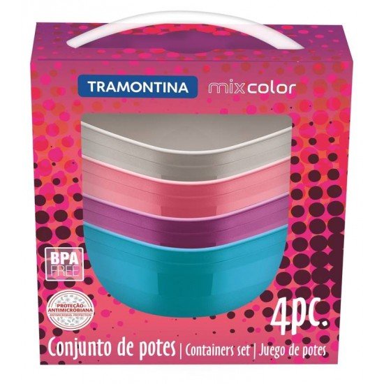 CONJUNTO DE TACAS 4 PECAS TRAMONTINA