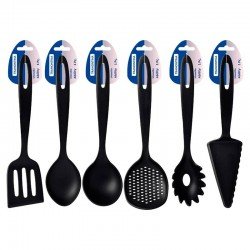 DISPLAY 120 PEÇAS DE UTENSÍLIOS ABILITY EM NYLON PRETO TRAMONTINA