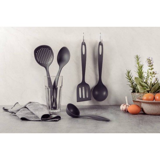 JOGO DE UTENSÍLIOS TRAMONTINA ABILITY EM NYLON GRAFITE 05 PEÇAS