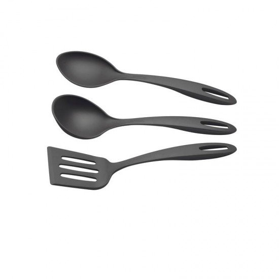 JOGO DE UTENSÍLIOS TRAMONTINA ABILITY EM NYLON GRAFITE 03 PEÇAS