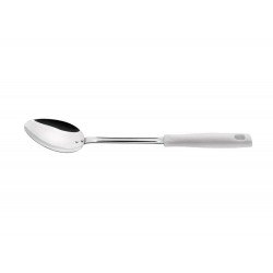 COLHER PARA ARROZ EASY BRANCO LAMINA DE ACO INOX E CABO DE POLIPROPILENO TRAMONTINA