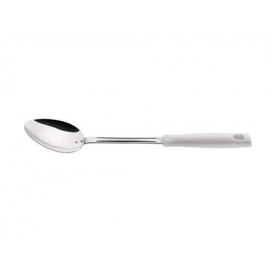 COLHER PARA ARROZ EASY BRANCO LAMINA DE ACO INOX E CABO DE POLIPROPILENO TRAMONTINA