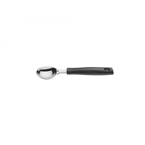 CONCHA PARA SORVETE EASY PRETO LAMINA DE ACO INOX E CABO DE POLIPROPILENO TRAMONTINA