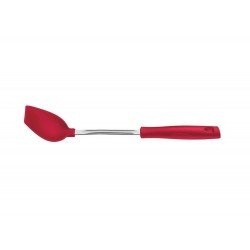 COLHER PARA ARROZ EASY VERMELHO-COLHER DE NYLON HASTE DE ACO INOX E CABO DE POLIPROPILENO TRAMONTINA