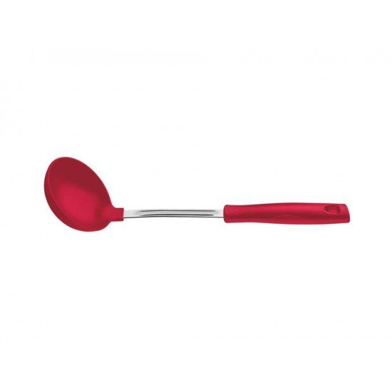 CONCHA EASY VERMELHO CONCHA DE NYLON HASTE DE ACO INOX E CABO DE POLIPROPILENO TRAMONTINA