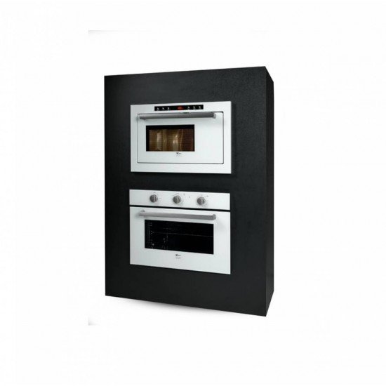 FORNO MICRO-ONDAS FISCHER EMBUTIR INFINITY 25L BRANCO COM DOURADOR