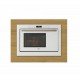 FORNO MICRO-ONDAS FISCHER EMBUTIR INFINITY 25L BRANCO COM DOURADOR